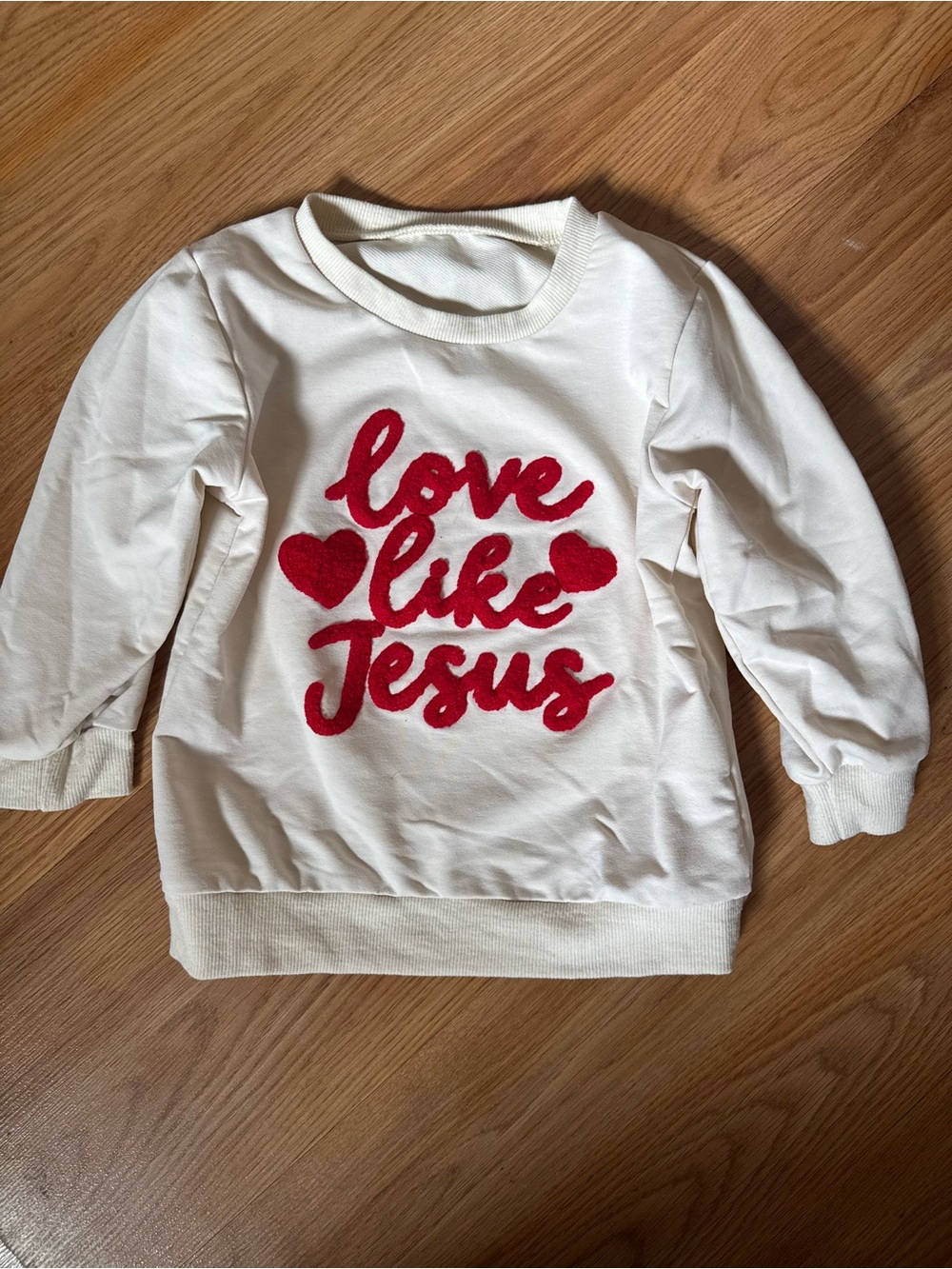 Girls “Love Like Jesus” Sweatshirt